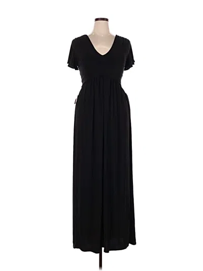 Pre-owned Bhldn Casual Dress In Black