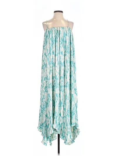 Pre-owned Bhldn Casual Dress In Blue