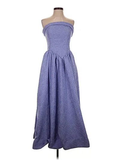 Pre-owned Bhldn Casual Dress In Blue