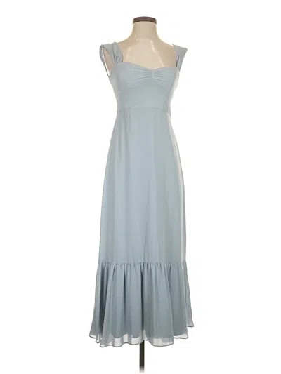 Pre-owned Bhldn Casual Dress In Blue