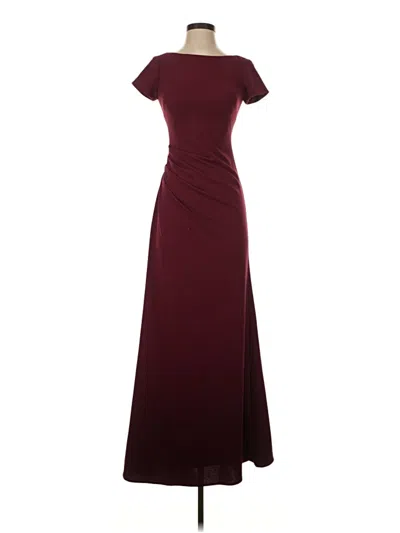 Pre-owned Bhldn Casual Dress In Burgundy