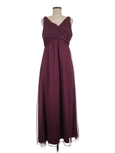 Pre-owned Bhldn Casual Dress In Burgundy