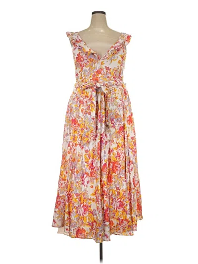 Pre-owned Bhldn Casual Dress In Orange