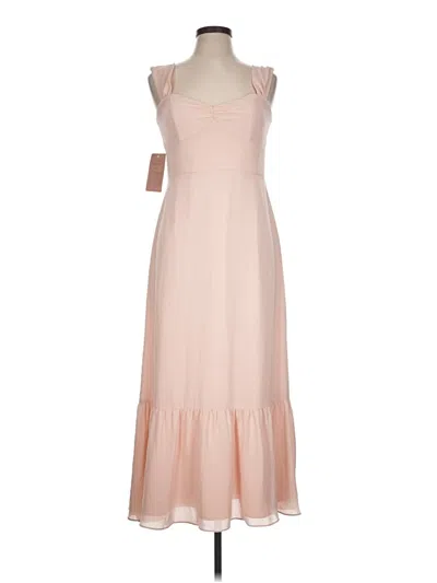 Pre-owned Bhldn Casual Dress In Pink