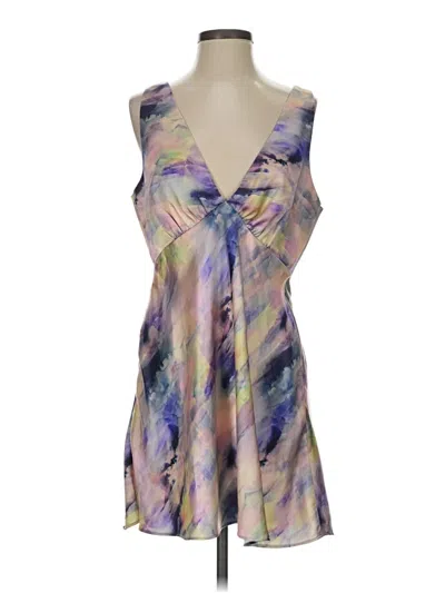 Pre-owned Bhldn Casual Dress In Purple