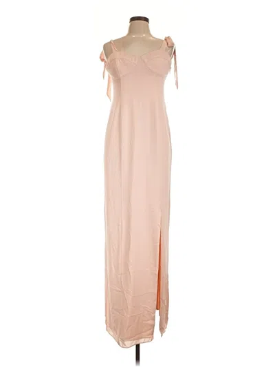 Pre-owned Bhldn Casual Dress In Tan