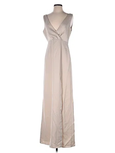 Pre-owned Bhldn Casual Dress In Tan