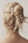 BHLDN CLUSTER PEARL HAIR PINS, SET OF 5