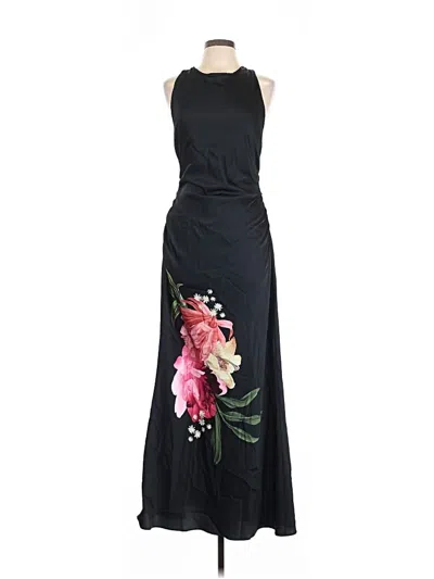 Pre-owned Bhldn Cocktail Dress In Black