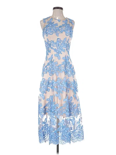 Pre-owned Bhldn Cocktail Dress In Blue