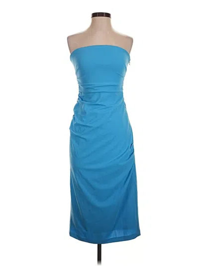 Pre-owned Bhldn Cocktail Dress In Blue