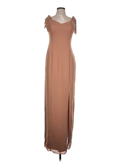 Pre-owned Bhldn Cocktail Dress In Brown