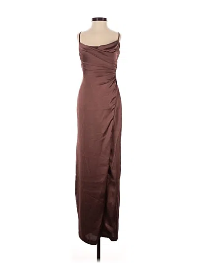 Pre-owned Bhldn Cocktail Dress In Brown