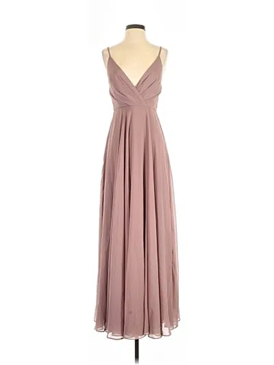 Pre-owned Bhldn Cocktail Dress In Brown