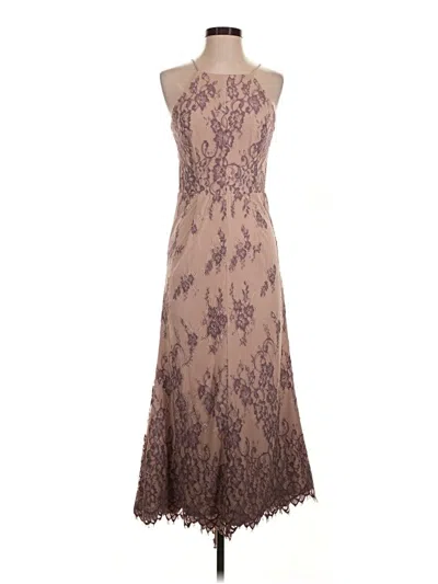 Pre-owned Bhldn Cocktail Dress In Brown
