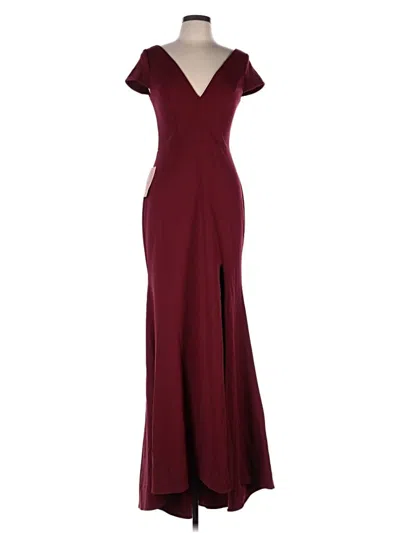 Bhldn Cocktail Dress In Burgundy