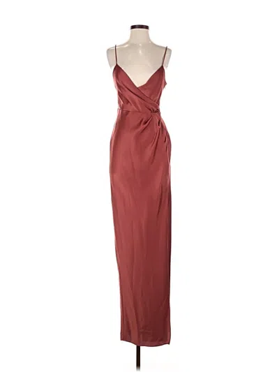 Pre-owned Bhldn Cocktail Dress In Burgundy