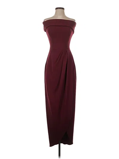 Pre-owned Bhldn Cocktail Dress In Burgundy