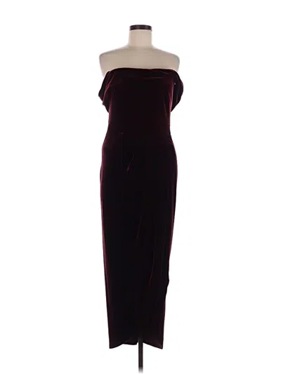 Pre-owned Bhldn Cocktail Dress In Burgundy