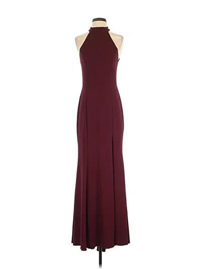 Pre-owned Bhldn Cocktail Dress In Burgundy