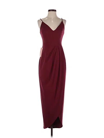 Bhldn Cocktail Dress In Burgundy