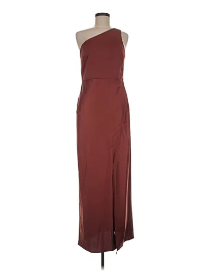 Pre-owned Bhldn Cocktail Dress In Burgundy