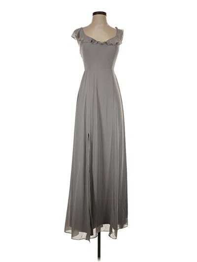 Pre-owned Bhldn Cocktail Dress In Gray