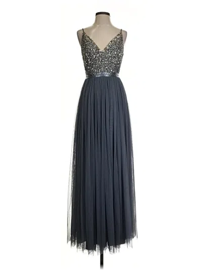 Pre-owned Bhldn Cocktail Dress In Gray