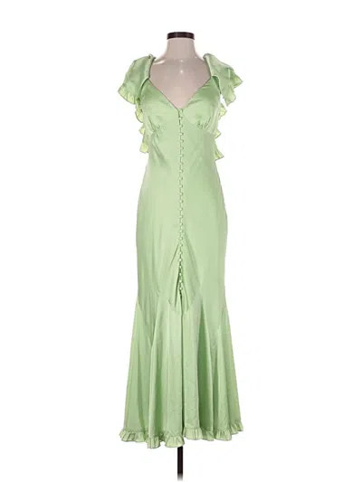 Pre-owned Bhldn Cocktail Dress In Green