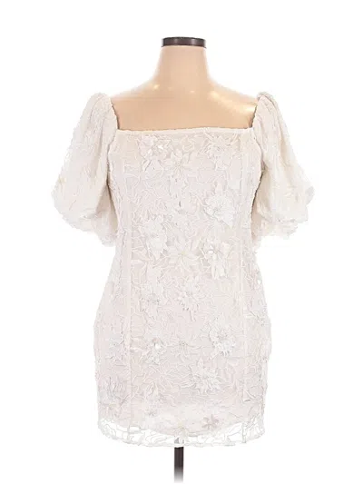 Pre-owned Bhldn Cocktail Dress In Ivory