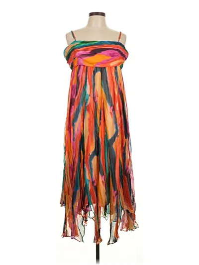 Pre-owned Bhldn Cocktail Dress In Orange