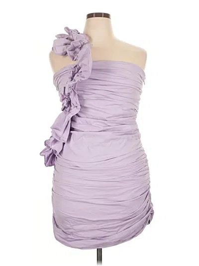Pre-owned Bhldn Cocktail Dress In Purple