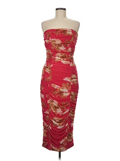 Pre-owned Bhldn Cocktail Dress In Red
