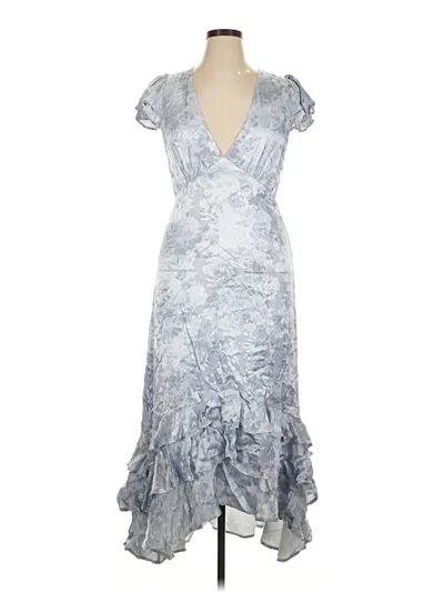 Pre-owned Bhldn Cocktail Dress In Silver