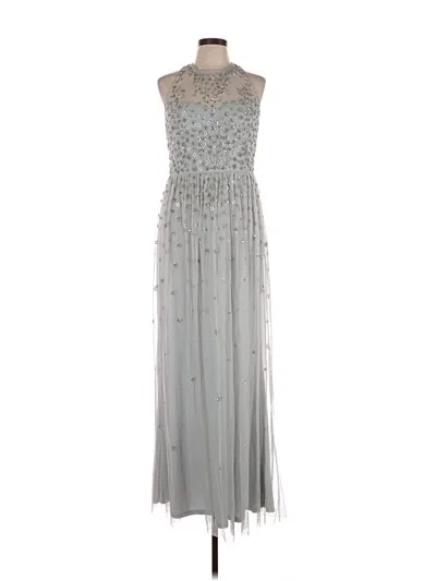 Pre-owned Bhldn Cocktail Dress In Silver