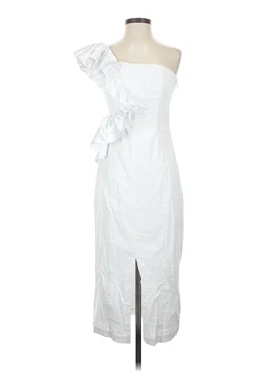 Pre-owned Bhldn Cocktail Dress In White