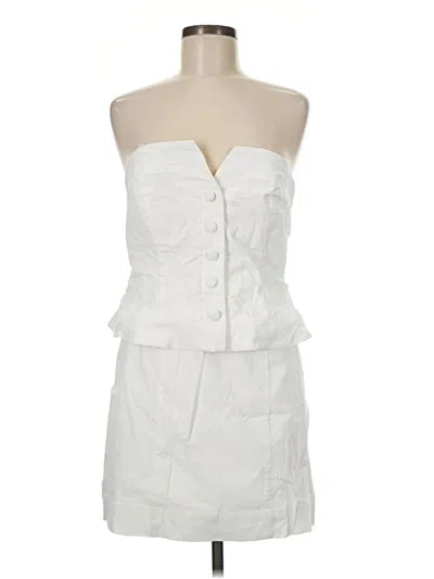 Pre-owned Bhldn Cocktail Dress In White