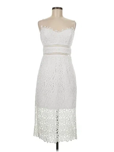 Pre-owned Bhldn Cocktail Dress In White