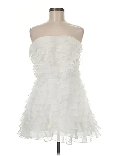 Pre-owned Bhldn Cocktail Dress In White