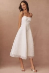 Bhldn Fit-and-flare Midi Dress In White