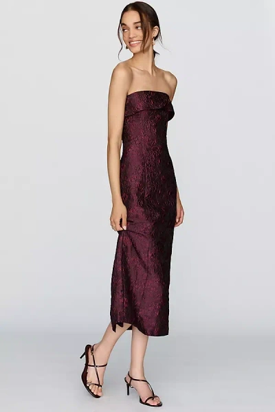 Bhldn Jacquard Maxi Dress In Purple