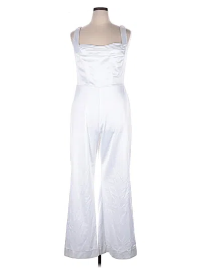 Pre-owned Bhldn Jumpsuit In White