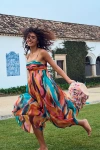 Bhldn Lola Sleeveless Chiffon Midi Dress In Multicolor