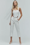 Bhldn Mid-rise Slim Ankle Pants In White