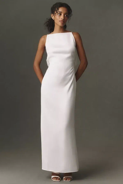 Bhldn Open-back Slip Dress In Ivory