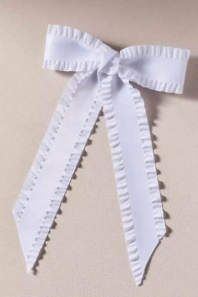 Bhldn Scalloped Bow In White