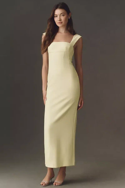 Bhldn Square-neck Corset Maxi Dress In Multi
