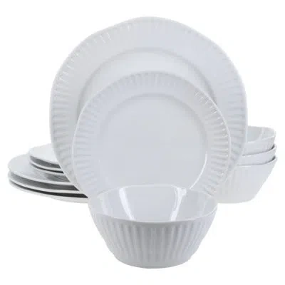 Bia Cordon Bleu 12 Piece, Dinnerware Set In White