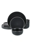 Bia Cordon Bleu 12-piece Tempo Dinner Set In Black