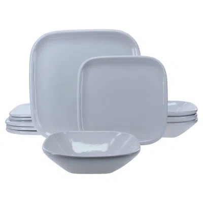 Bia Cordon Bleu 12-piece, Impulse Square Dinnerware Set, White